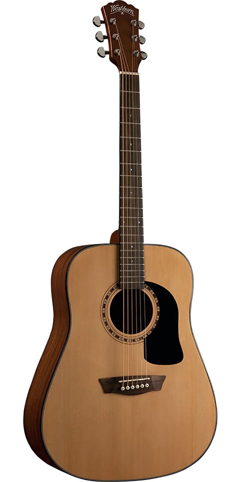 Guitarra Acústica Texana Dreadnought Apprentice Washburn Ad5 $4,586