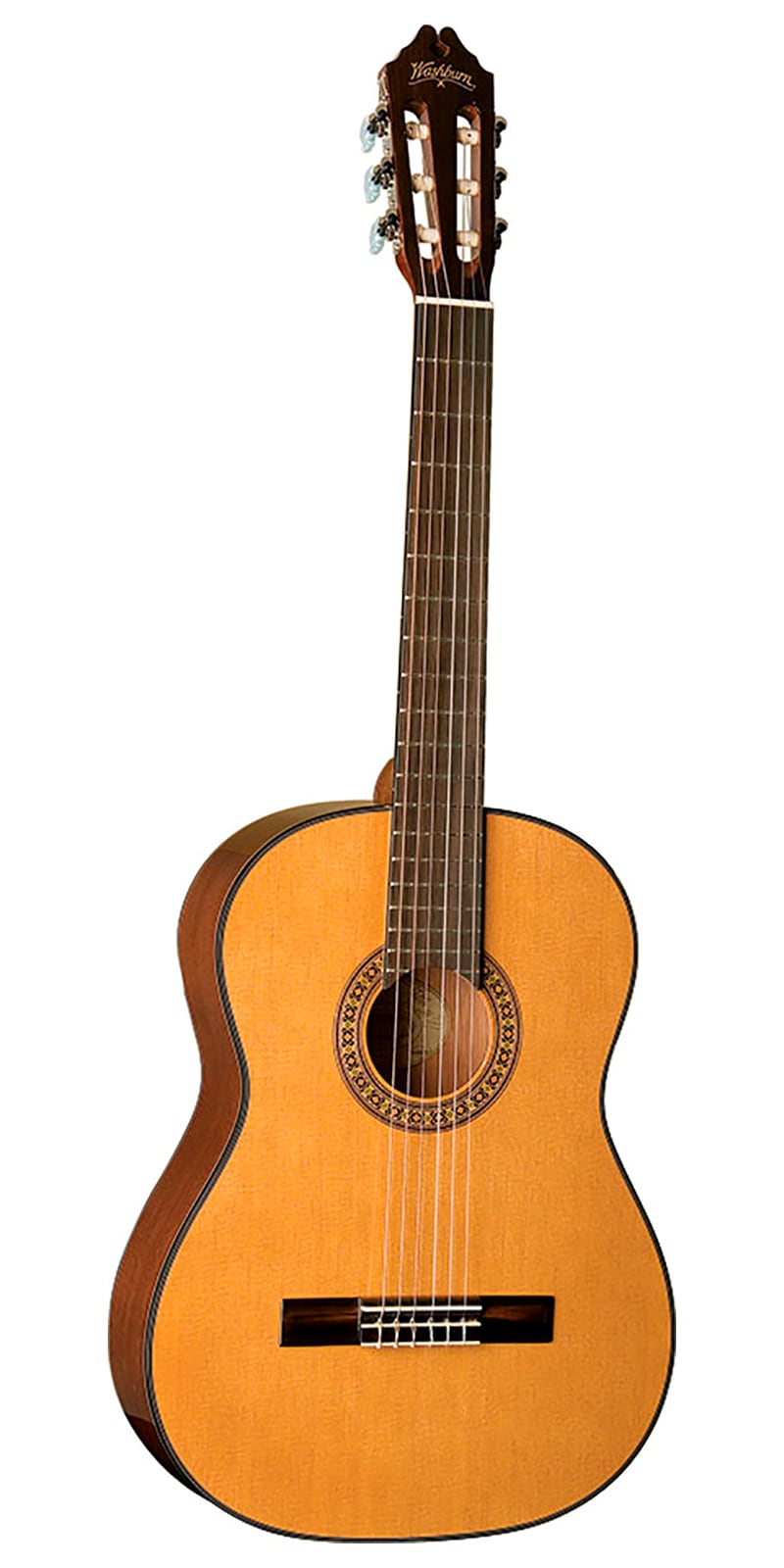 Guitarra Clásica Cuerdas Nylon 19 Trastes Abeto Washburn C40 $5,111