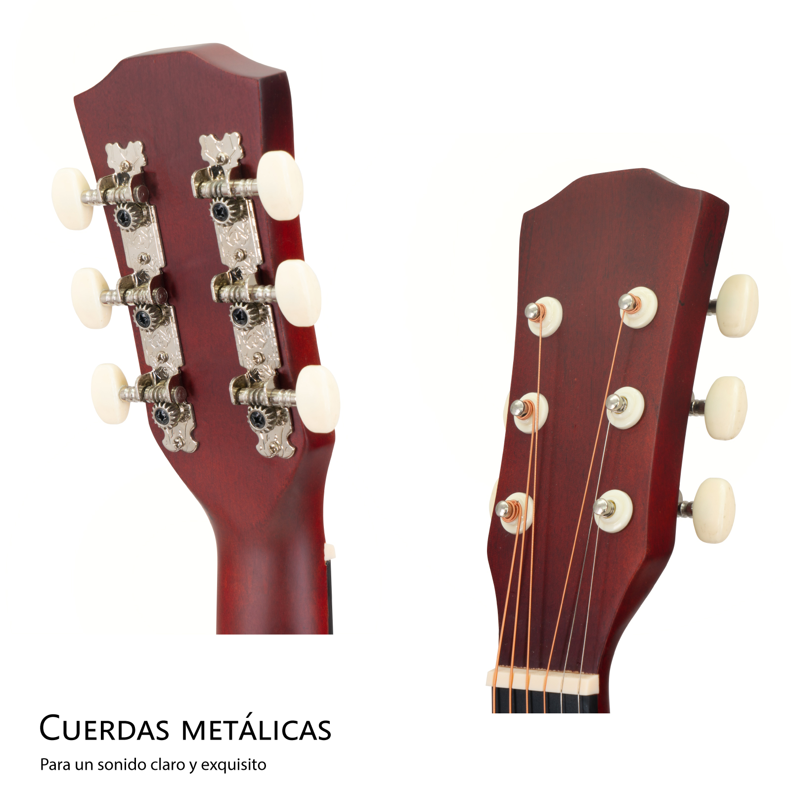 Foto 4 pulgar | Guitarra Acústica Zonar Gta-ngr con Accesorios y Acabado Profesional