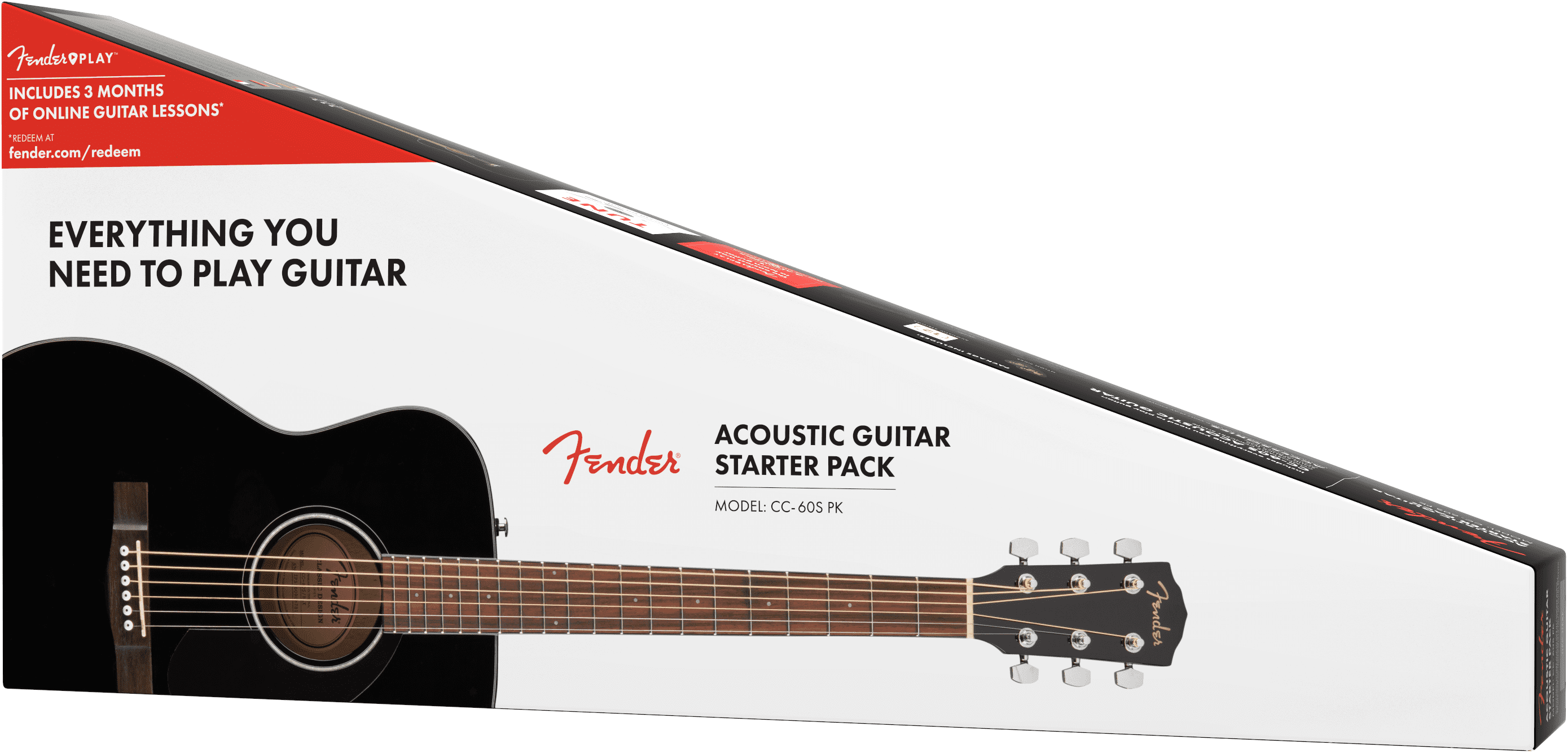 Foto 2 | Guitarra Acústica Fender Pack Concierto Cc-60s, Color Negro