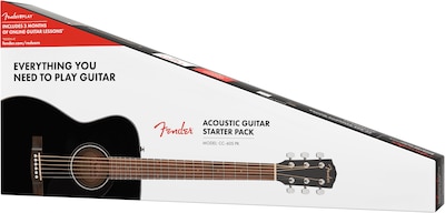 Foto 2 | Guitarra Acústica Fender Pack Concierto Cc-60s, Color Negro