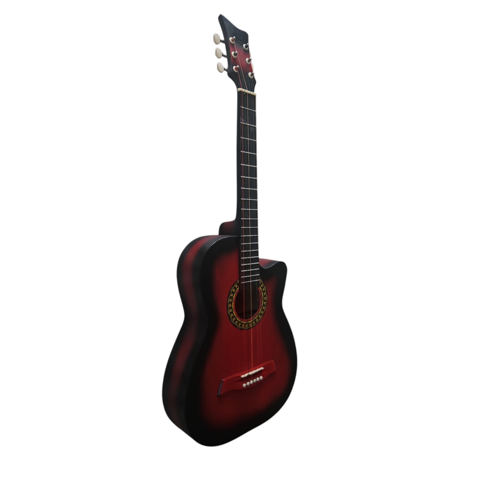 Foto 2 | Ocelotl Guitarra Acústica 41” Con Accesorios Ideal Para Principiantes Y Profesionales - Rojo