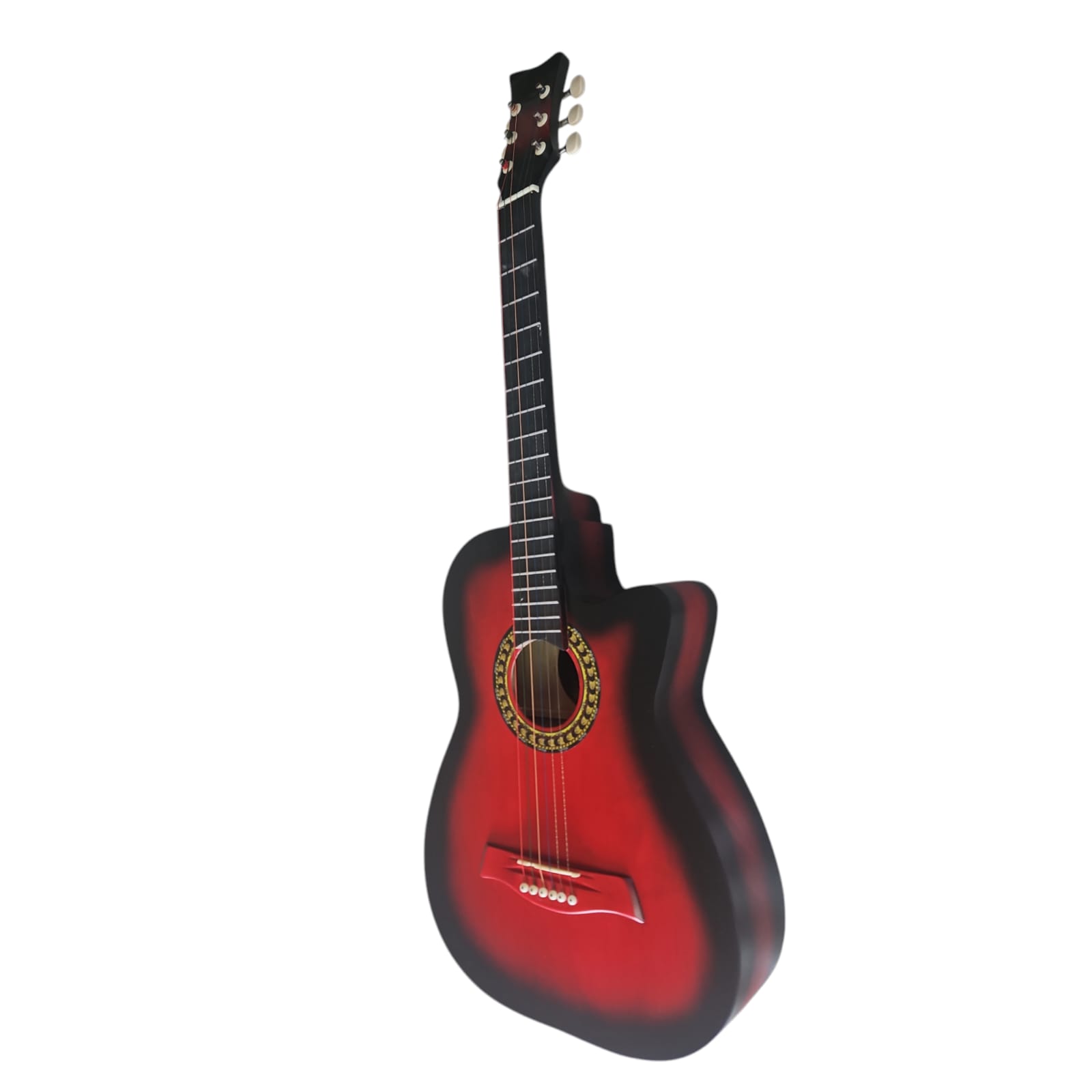 Foto 3 | Ocelotl Guitarra Acústica 41” Con Accesorios Ideal Para Principiantes Y Profesionales - Rojo