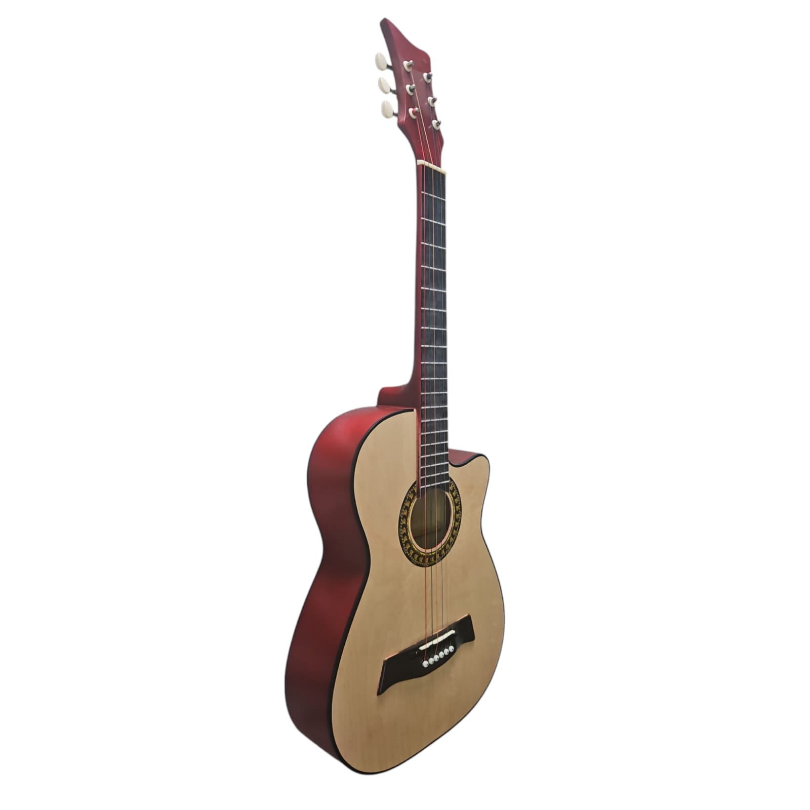 Foto 3 pulgar | Ocelotl Guitarra Acústica 41” Con Accesorios Ideal Para Principiantes Y Profesionales - Vino