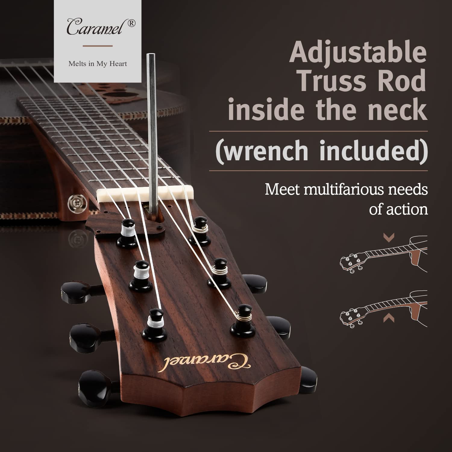 Foto 5 pulgar | Guitalele Caramel Cb904g De Madera De Ébano De 30 Pulgadas Con Kit De Inicio - Venta Internacional.