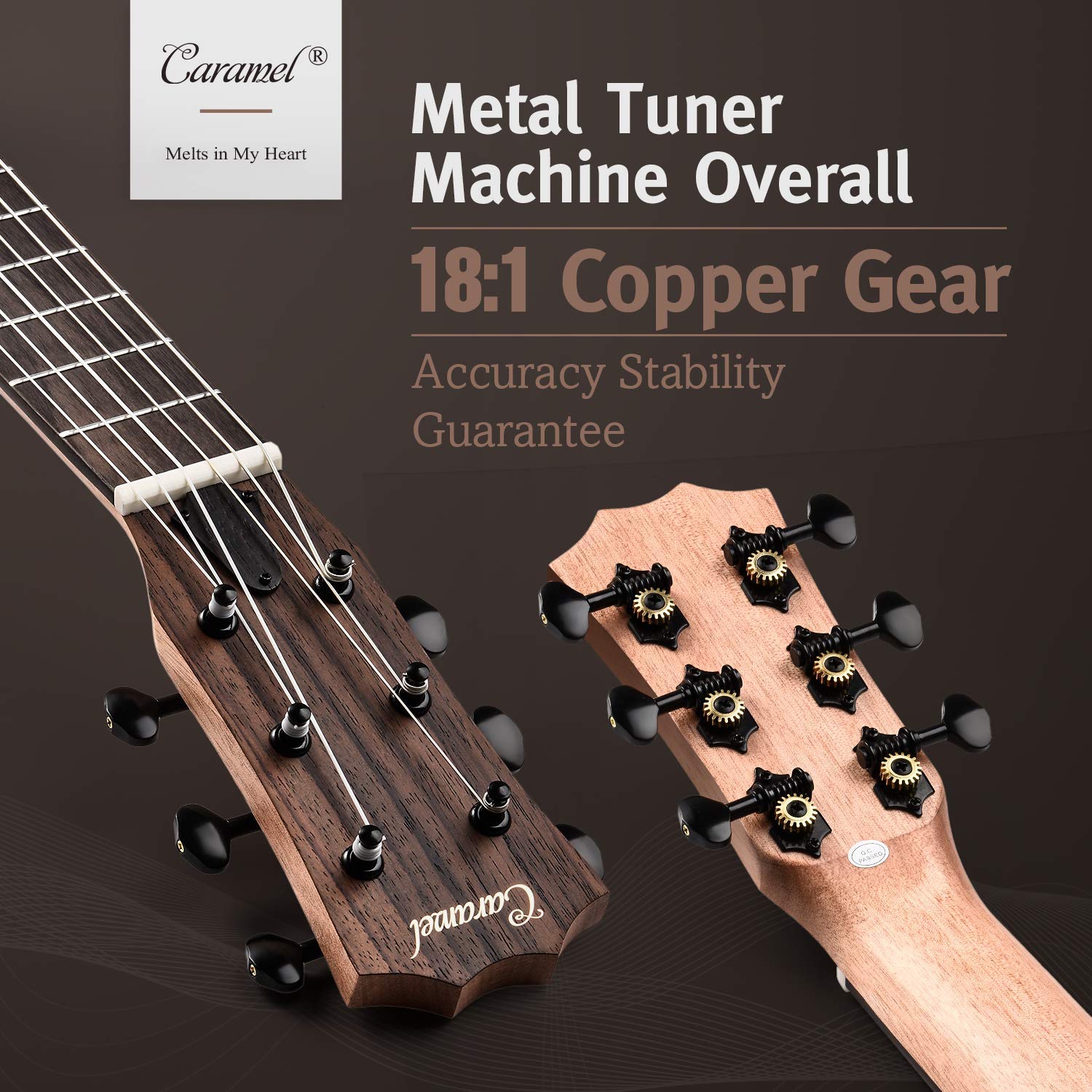 Foto 6 pulgar | Guitalele Caramel Cb904g De Madera De Ébano De 30 Pulgadas Con Kit De Inicio - Venta Internacional.