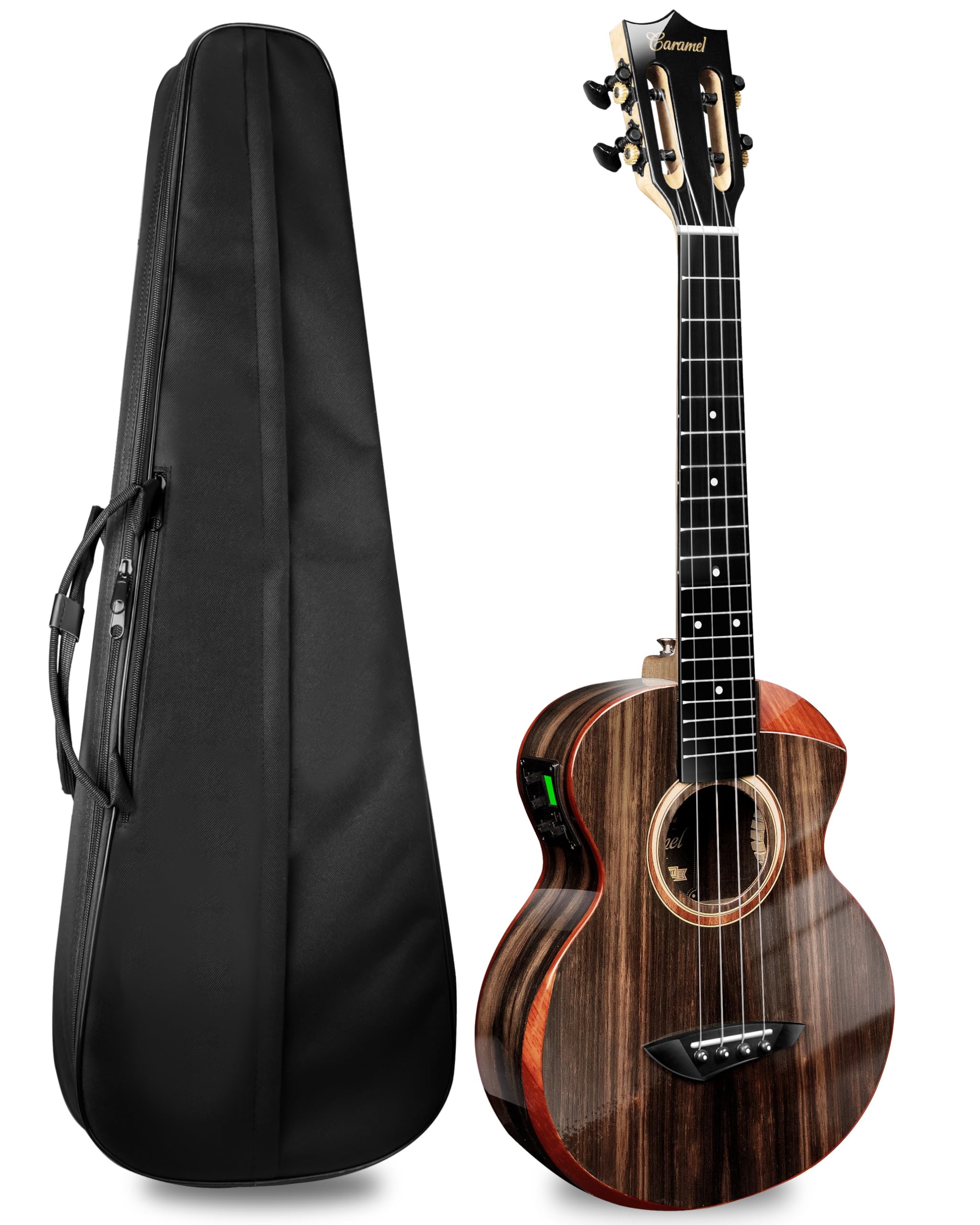 Foto 2 pulgar | Ukelele Caramel Teg91 Cuteway Ebony Glossy Tenor Acústico/eléctrico - Venta Internacional.