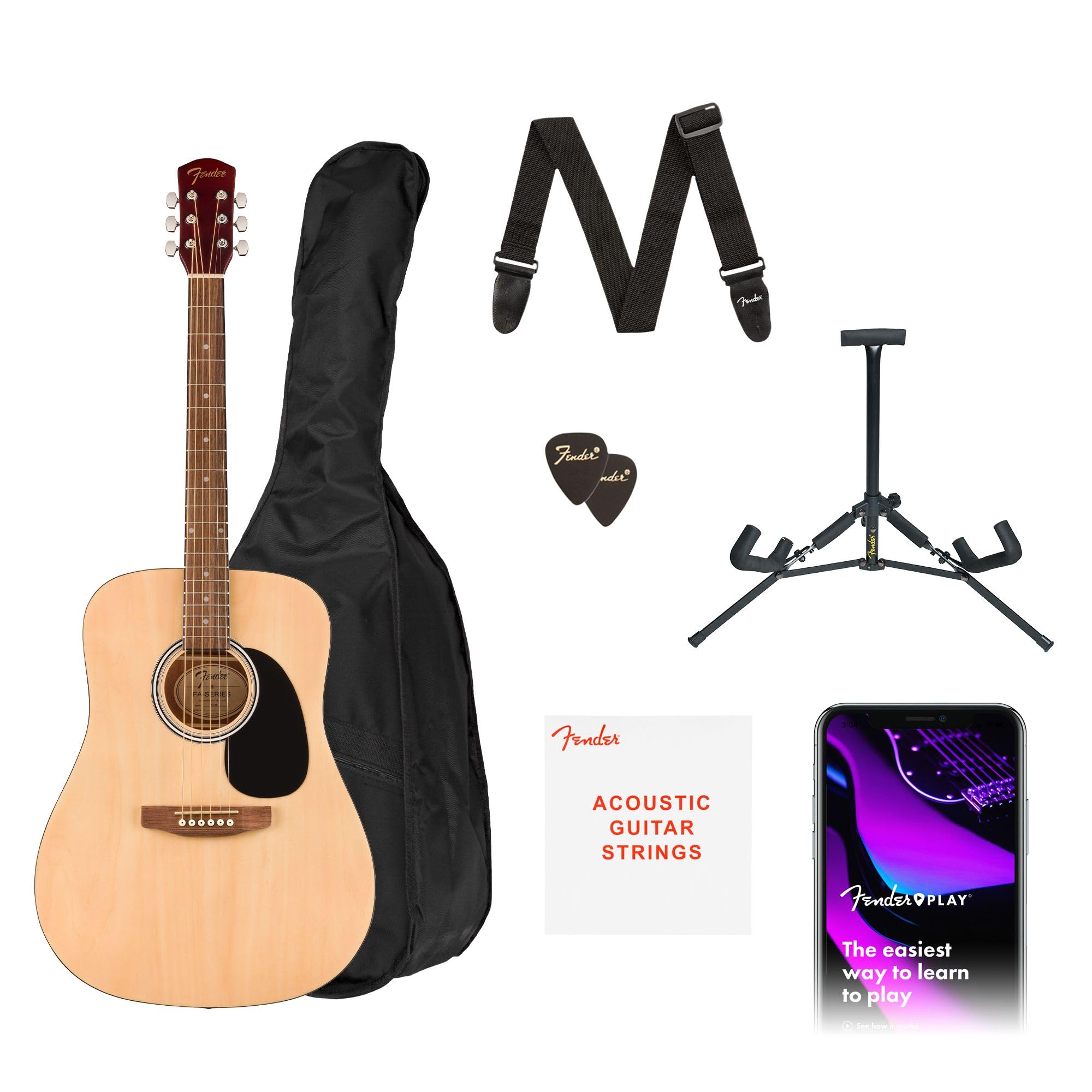 Foto 2 pulgar | Kit Dreadnought De Guitarra Acústica Fender Alternative Series - Venta Internacional.