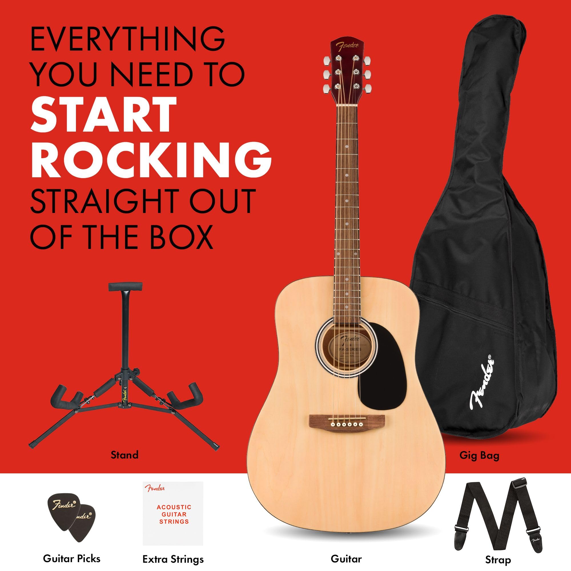 Foto 2 | Kit Dreadnought De Guitarra Acústica Fender Alternative Series - Venta Internacional.