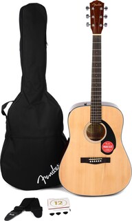 Foto 1 | Guitarra Acústica Fender Cd-60s Dreadnought V2 Pack Natural - Venta Internacional.