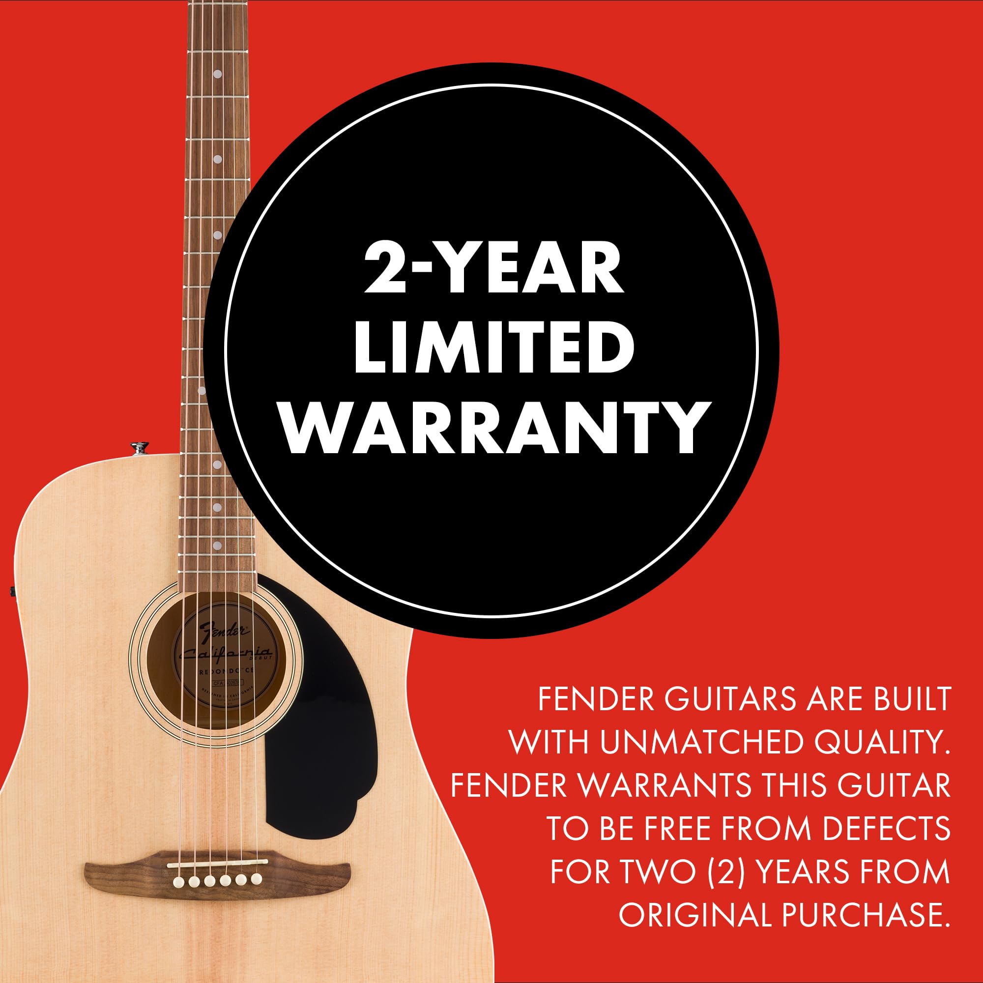 Foto 4 | Guitarra Acústica Fender California Debut Redondo Ce Series - Venta Internacional.