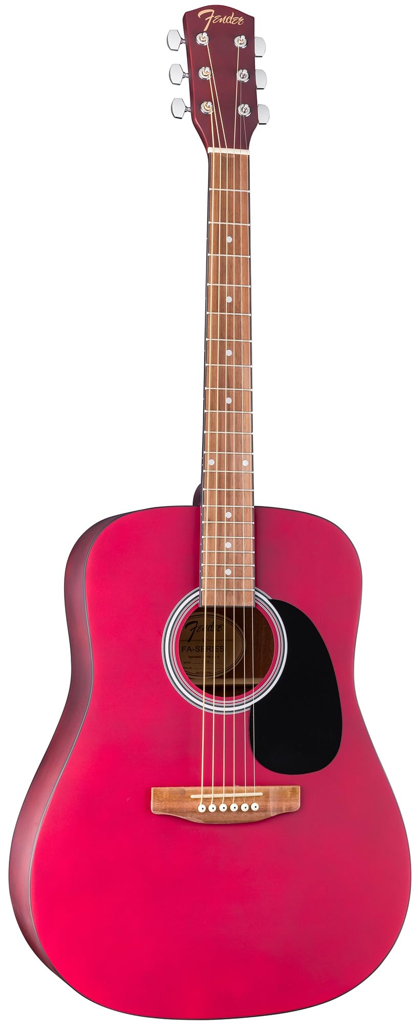 Foto 4 | Guitarra Acústica Fender Fa Series Dreadnought Crimson Red - Venta Internacional.