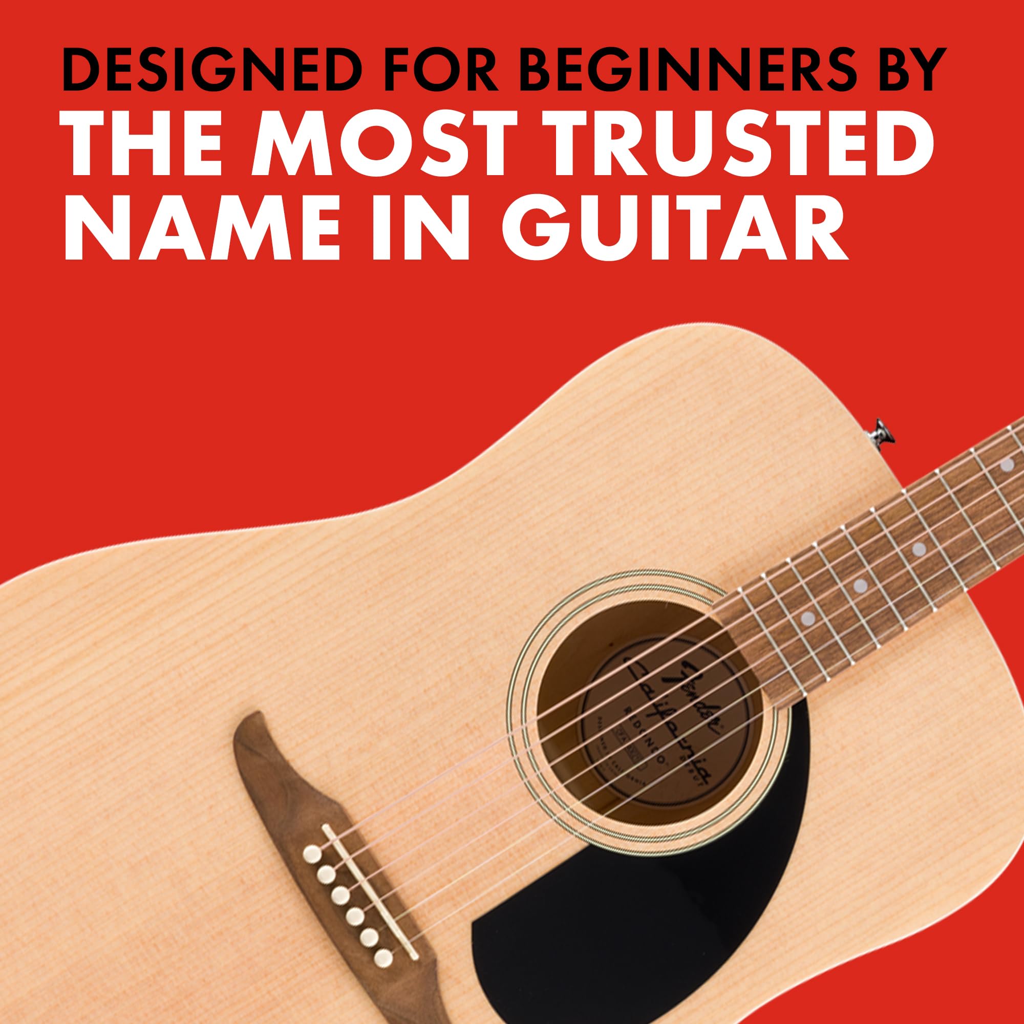 Foto 2 | Guitarra Acústica Fender California Debut Redondo Con Acceso. - Venta Internacional.