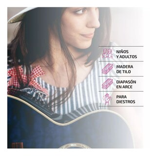 Foto 5 | Guitarra Acústica Lab.g Con Accesorios Para Diestros Azul Arce Brillante