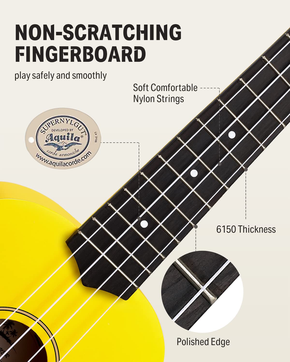 Foto 4 | Ukelele Donner Soprano, 21 Pulgadas, Mate, Con Correa, Afinador Y Más - Venta Internacional.