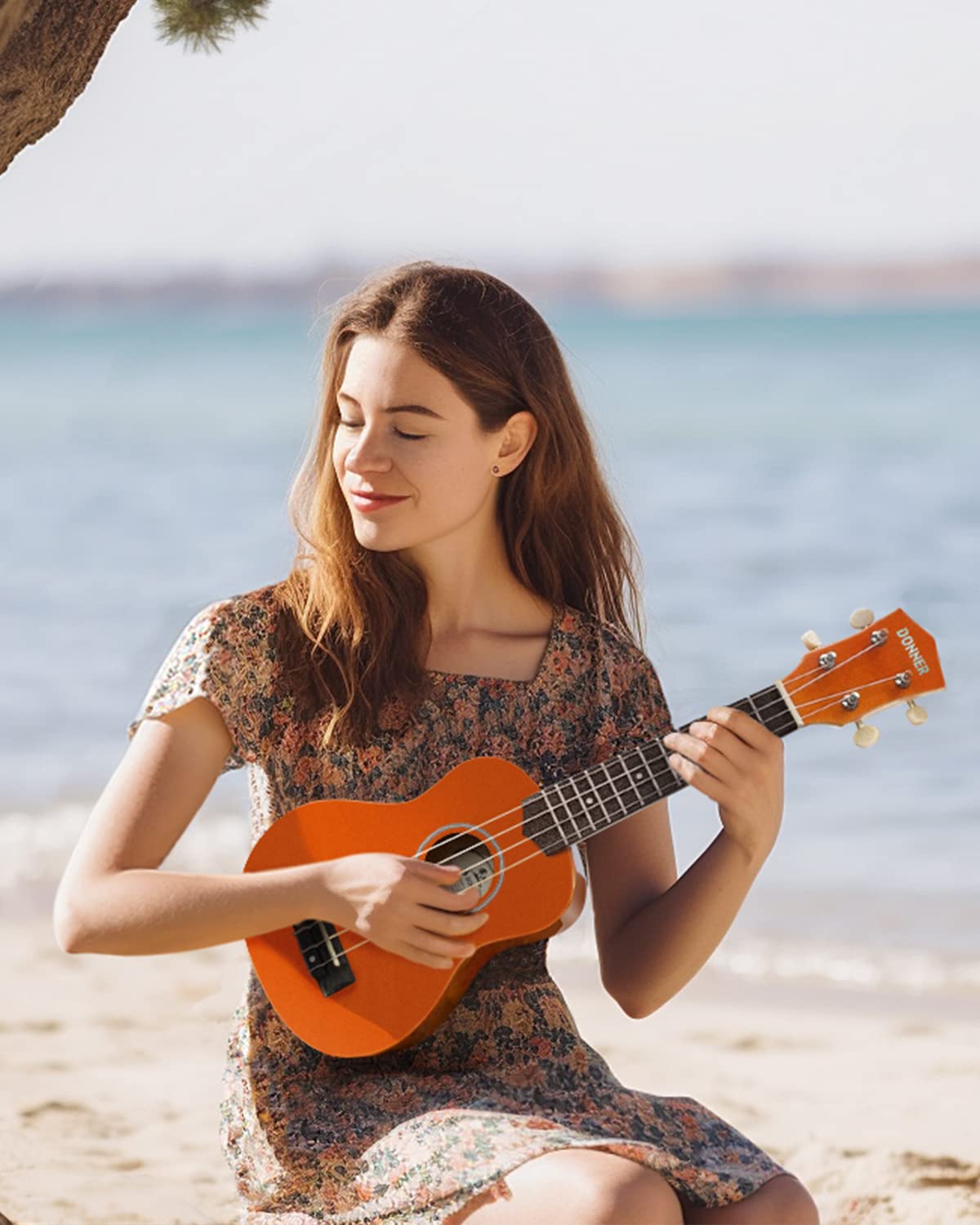 Foto 7 pulgar | Ukelele Donner Soprano De 21 Pulgadas Para Principiantes, Paquete Para Principiantes, Color Naranja - Venta Internacio