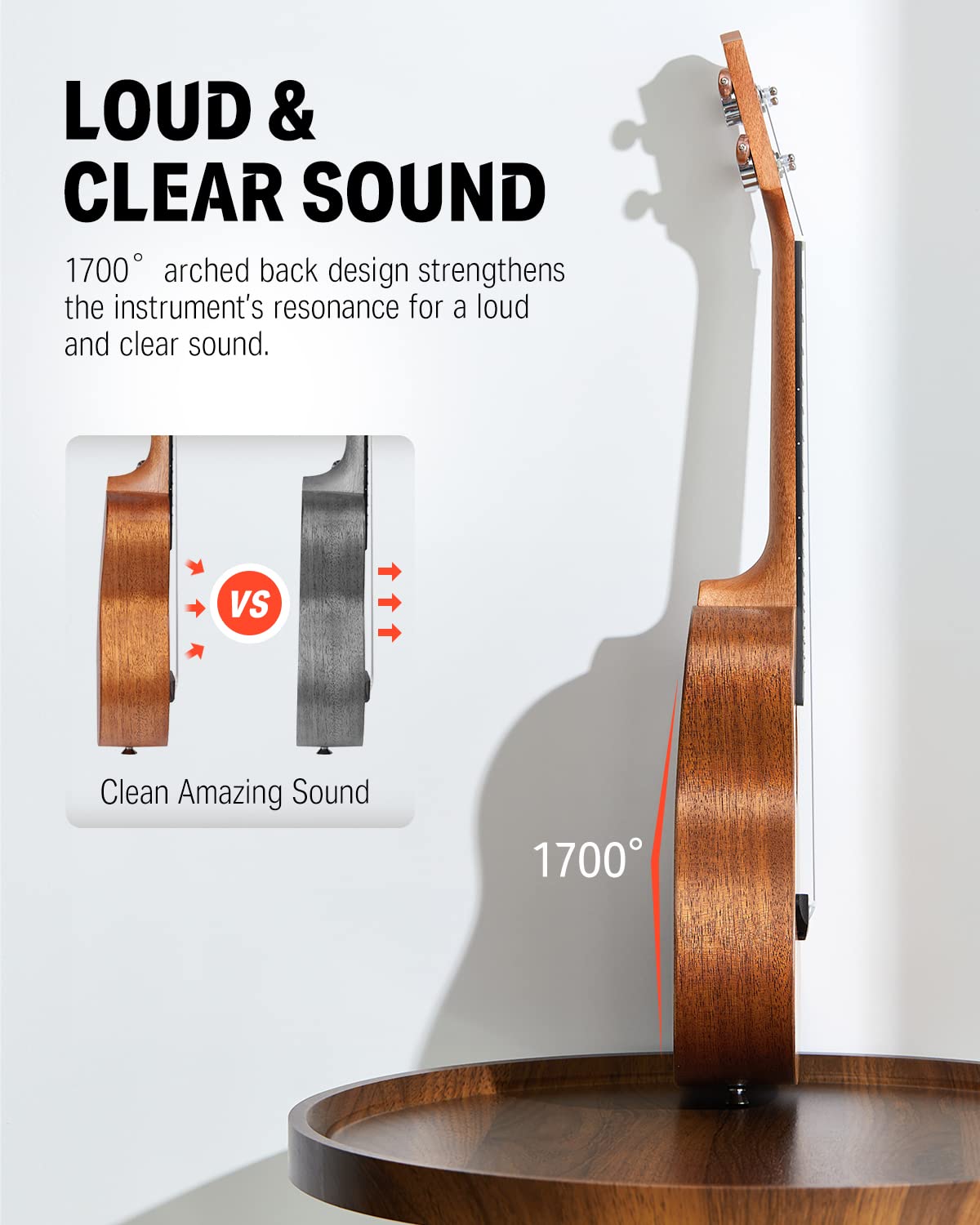Foto 2 | Ukelele Donner Soprano Caoba De 21 Pulgadas Con Kit Para Principiantes Dus- - Venta Internacional.