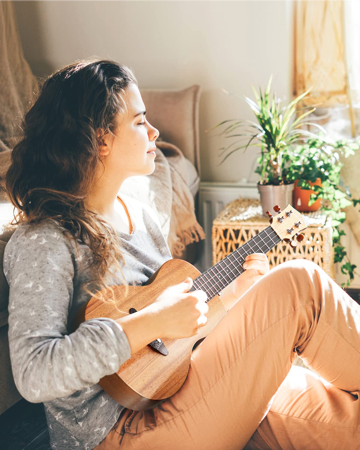 Foto 6 | Ukelele Donner Soprano Caoba De 21 Pulgadas Con Kit Para Principiantes Dus- - Venta Internacional.
