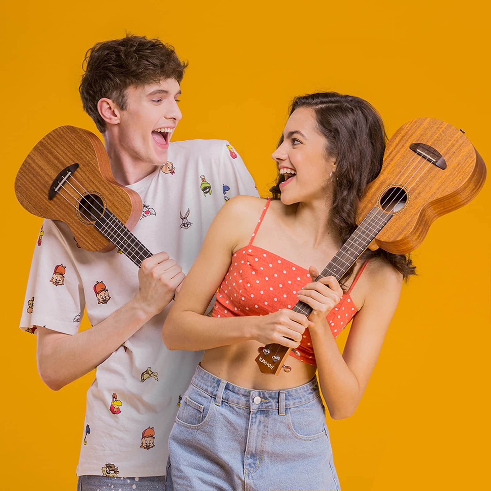 Foto 7 | Ukelele Donner Soprano Caoba De 21 Pulgadas Con Kit Para Principiantes Dus- - Venta Internacional.