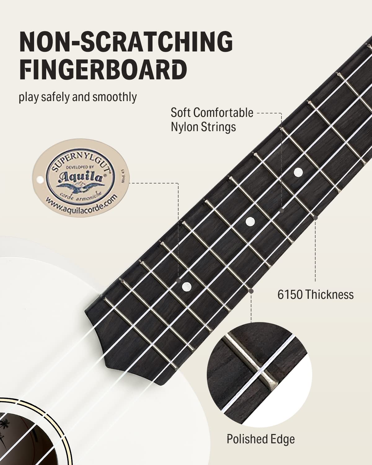 Foto 5 pulgar | Ukelele Donner Soprano De 21 Pulgadas Para Principiantes Con Kit Y Lecciones - Venta Internacional.
