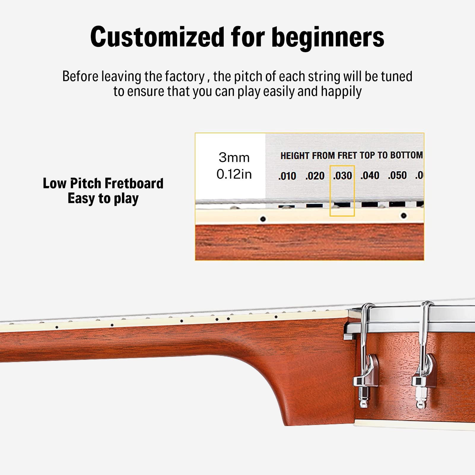 Foto 5 pulgar | Banjo Banjolele Donner Para Ukelele, 4 Cuerdas, Con Accesorios, Para Adultos - Venta Internacional.