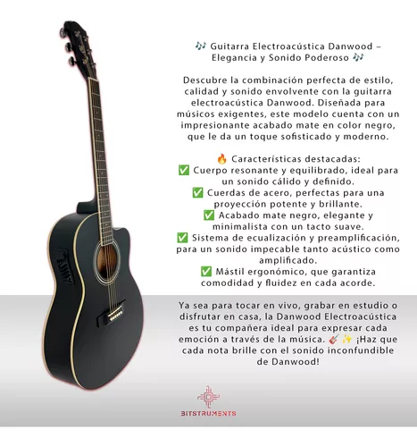 Foto 2 | Guitarra Electroacústica Torero 39 Madera Tilo Eq 4 Bandas
