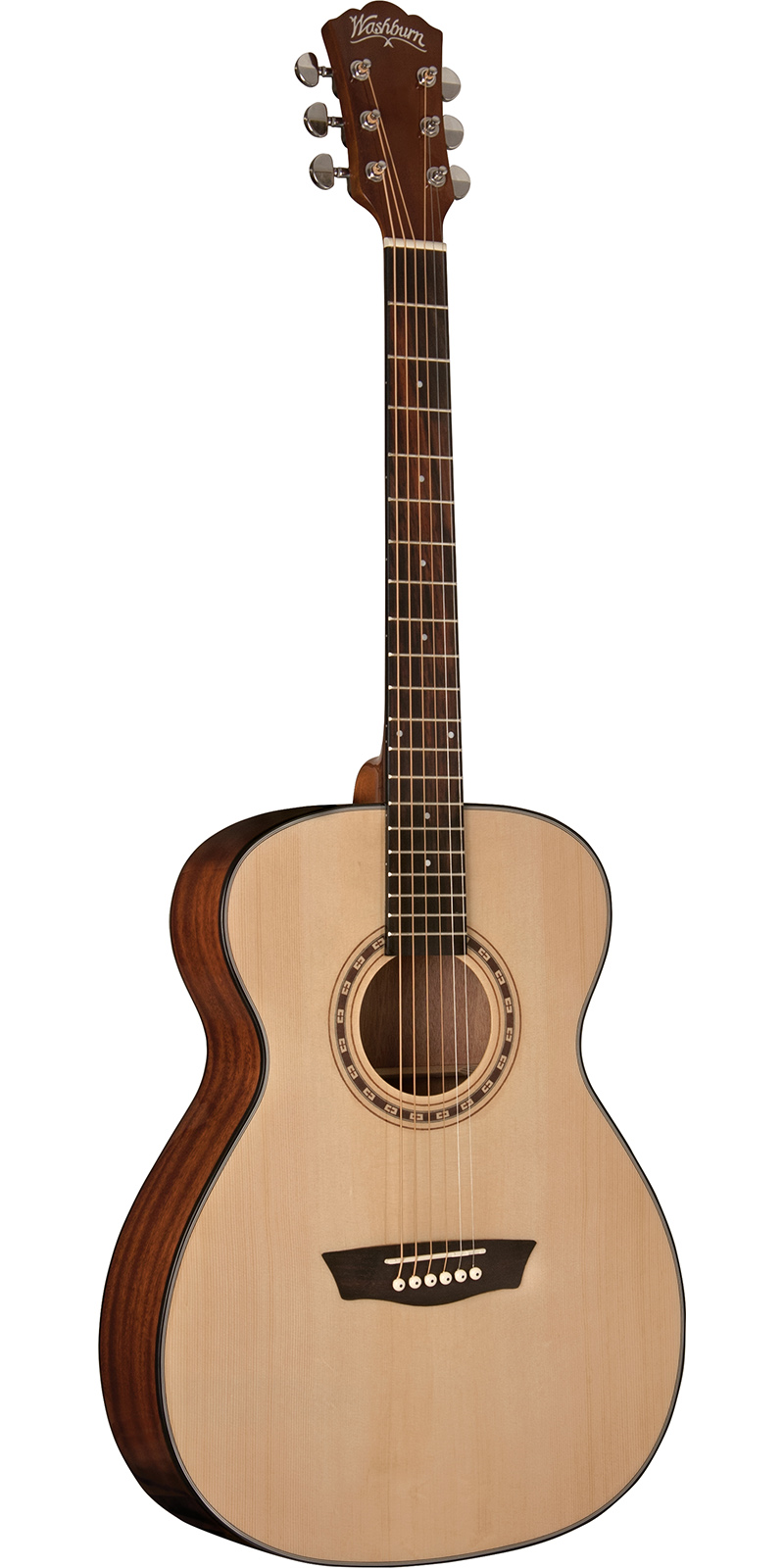 Guitarra Acústica Tipo Texana Washburn Af5k color Natural