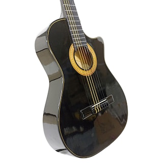 Foto 5 | Guitarra Acústica Clásica La Española Negra Brillante