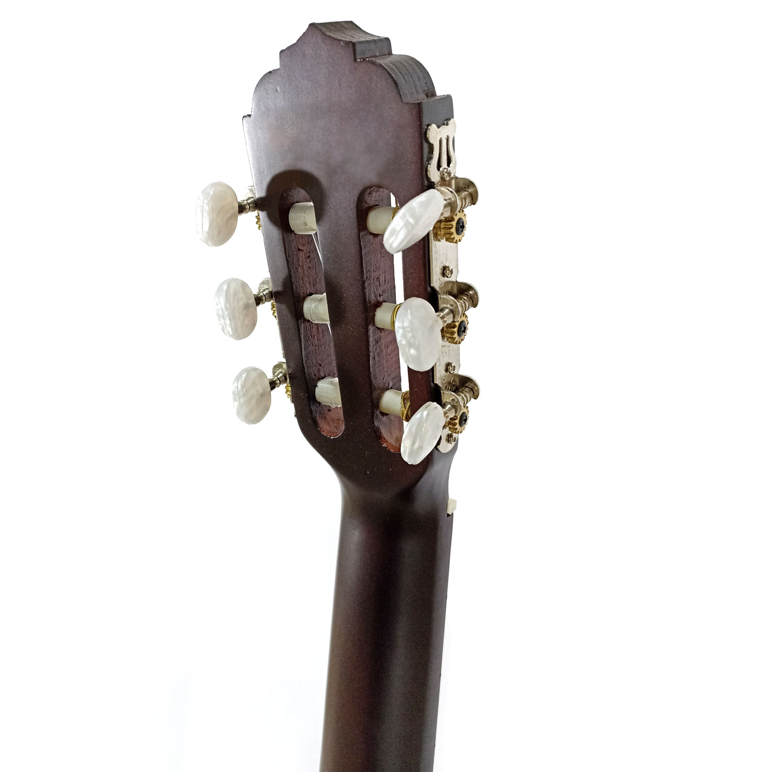 Foto 4 pulgar | Guitarra Clásica La Española Tapa Aros de Cedro Marrón Mate