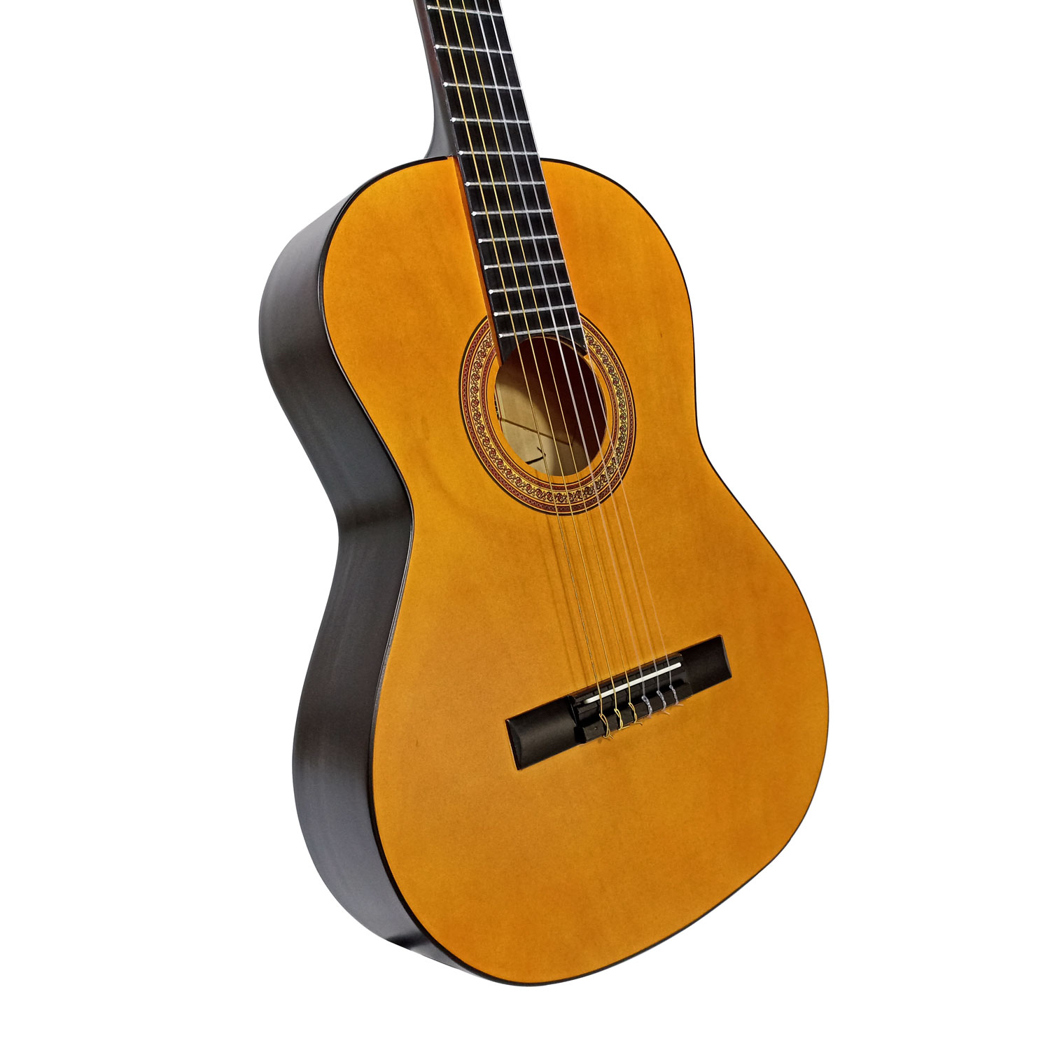 Foto 6 pulgar | Guitarra Clásica La Española Tapa Aros de Cedro Marrón Mate