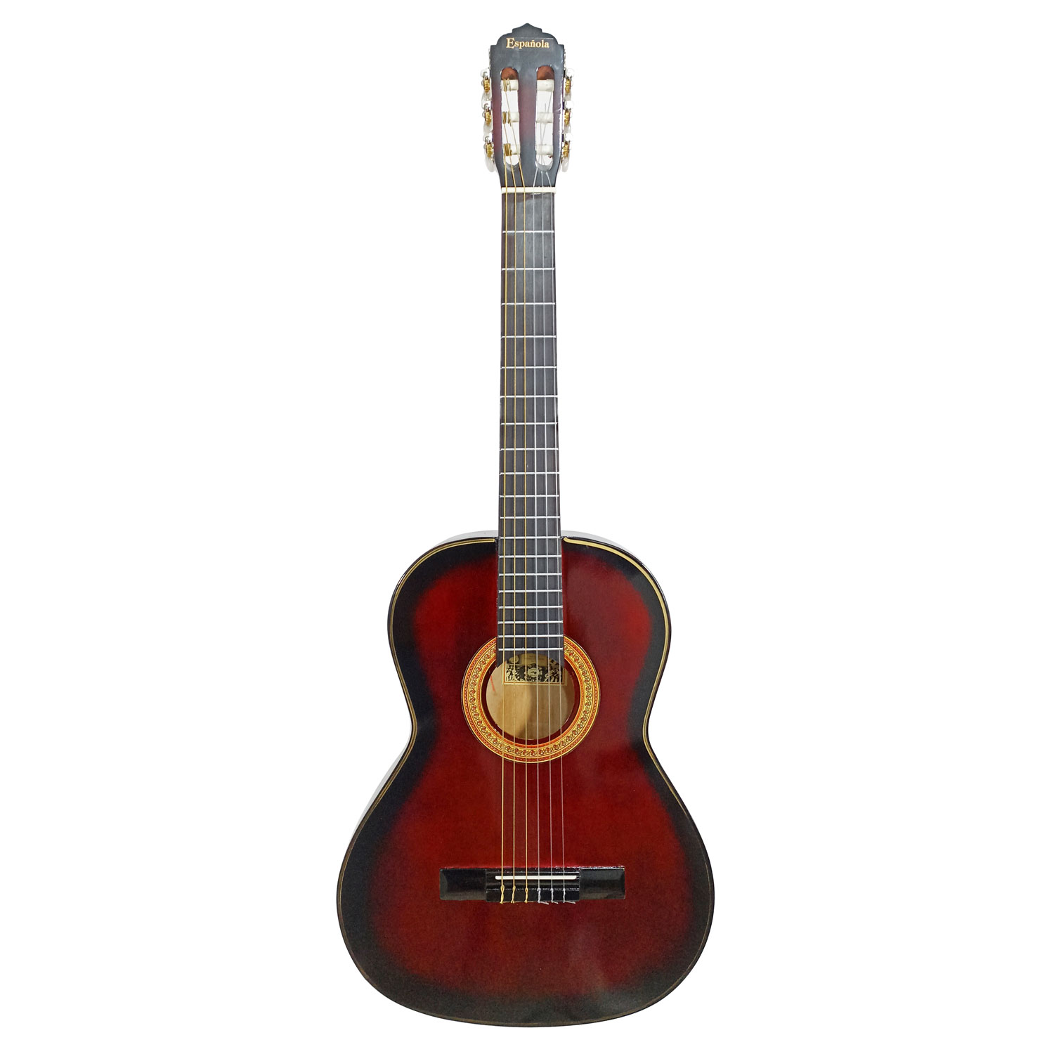 Foto 2 pulgar | Guitarra Clásica La Española Aros Tapa Cedro Vino Sombreado