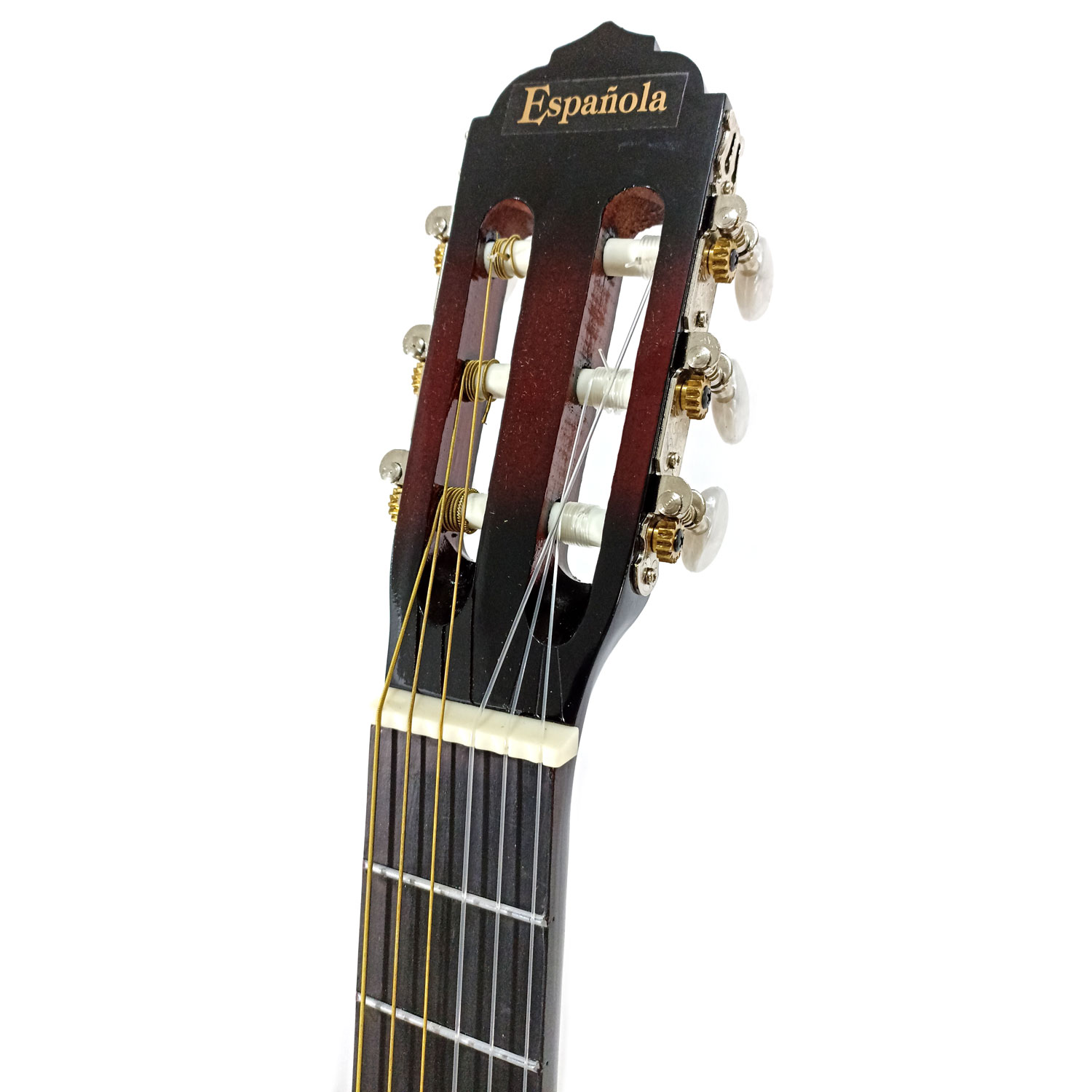 Foto 3 pulgar | Guitarra Clásica La Española Aros Tapa Cedro Vino Sombreado