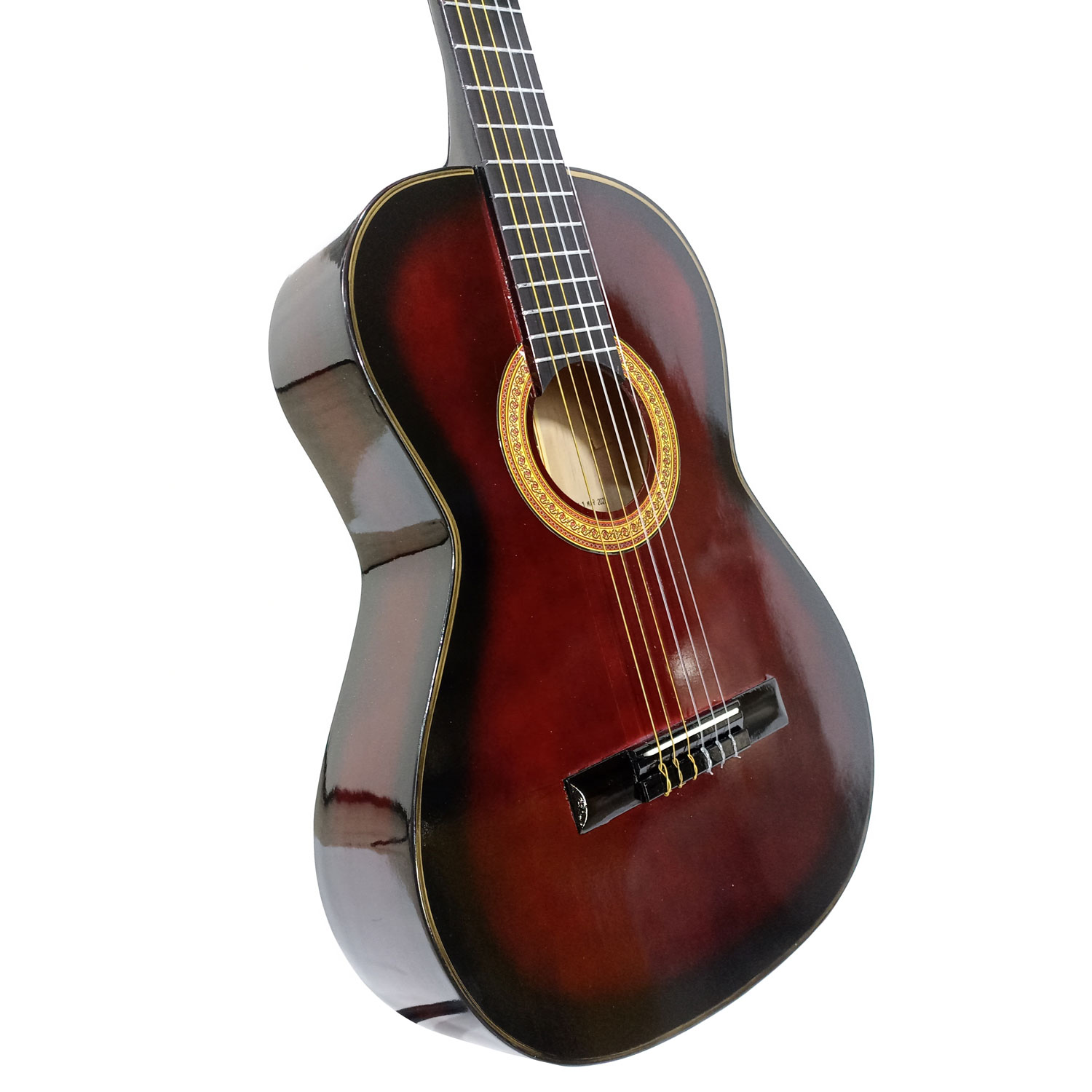 Foto 4 pulgar | Guitarra Clásica La Española Aros Tapa Cedro Vino Sombreado