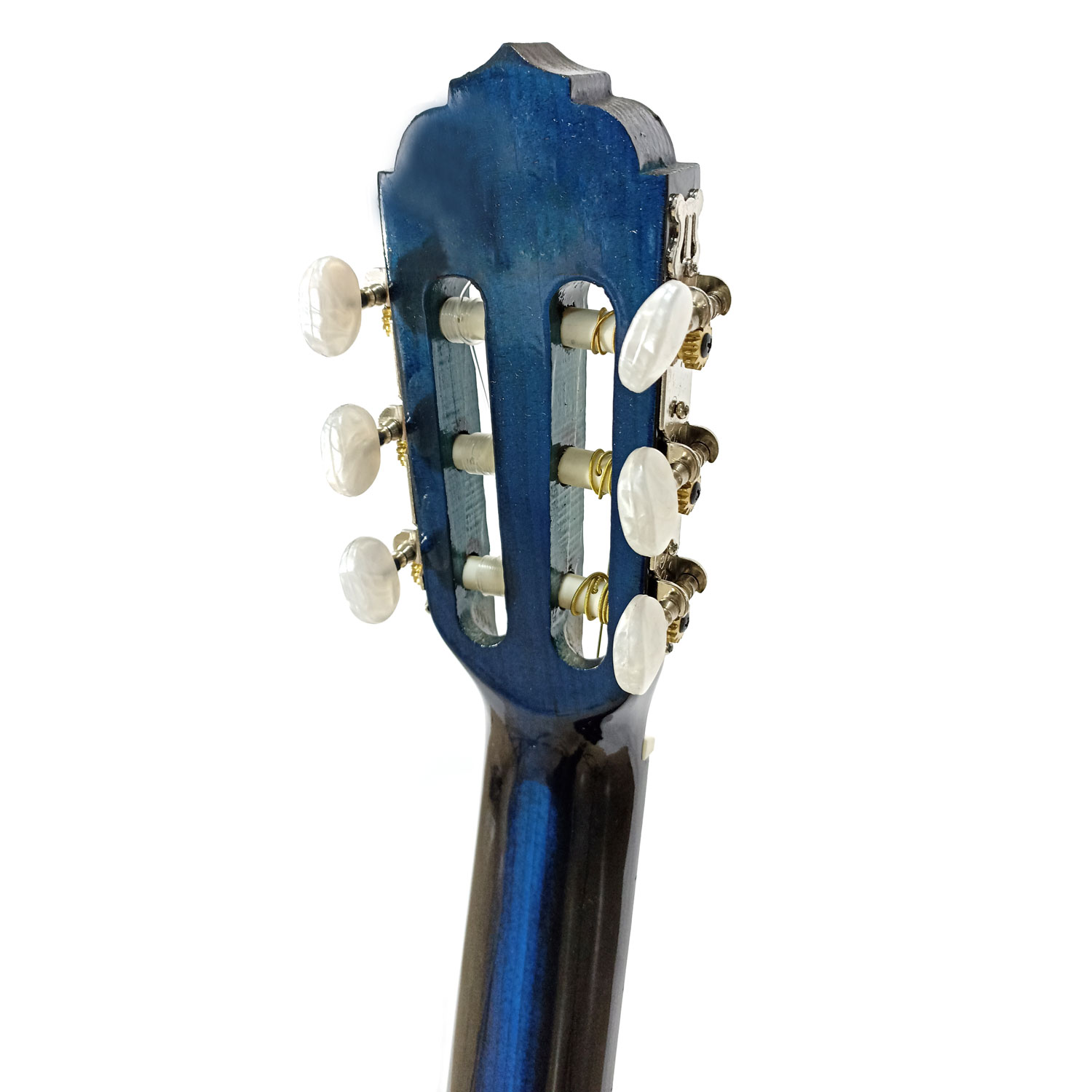 Foto 5 pulgar | Guitarra Clásica Acústica Española Azul Sombreado