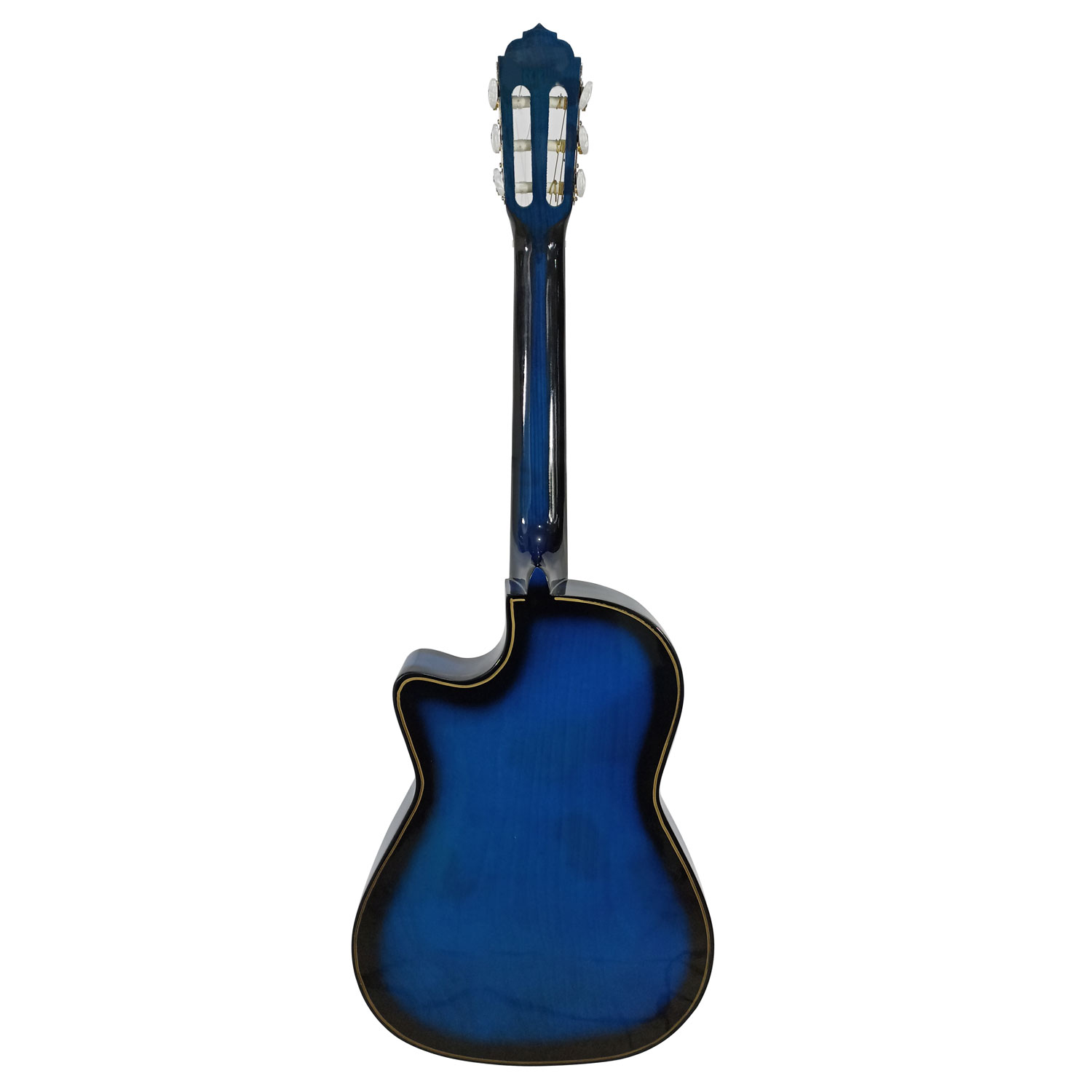 Foto 6 pulgar | Guitarra Clásica Acústica Española Azul Sombreado