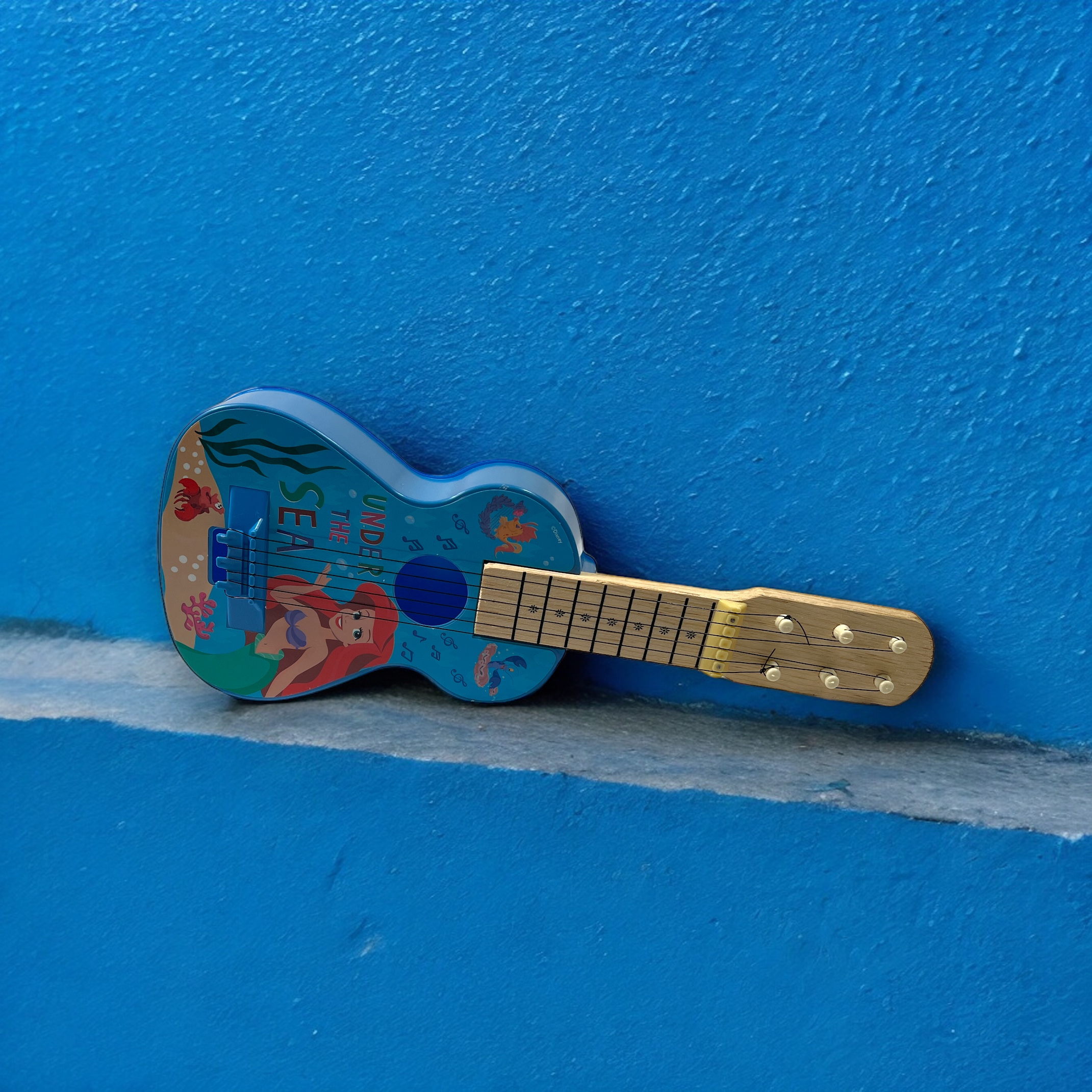 Foto 4 pulgar | Guitarra Infantil De Juguete Niña Ariel Disney