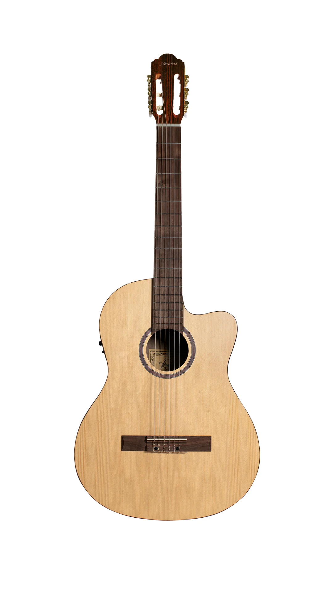 Foto 2 pulgar | Guitarra Electroclasica Bamboo Gc-39-nat-q-ar Mate
