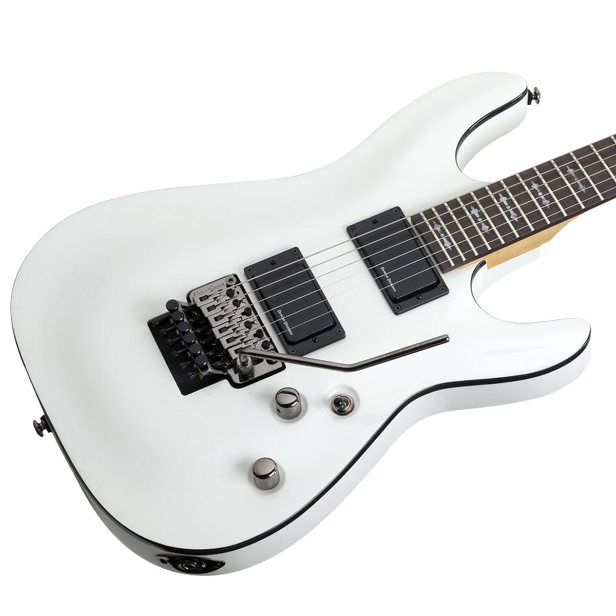 Foto 3 pulgar | Guitarra Eléctrica Schecter Demon Series Demon-6 FR color Blanco