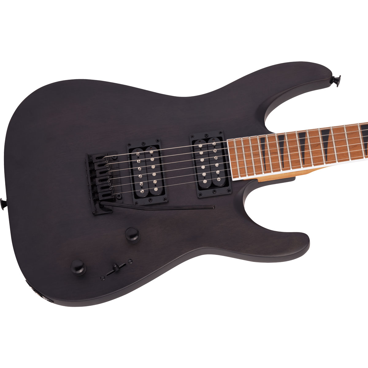 Foto 4 pulgar | Guitarra Eléctrica Jackson JS24 DKAM color Negro Series Black Stain
