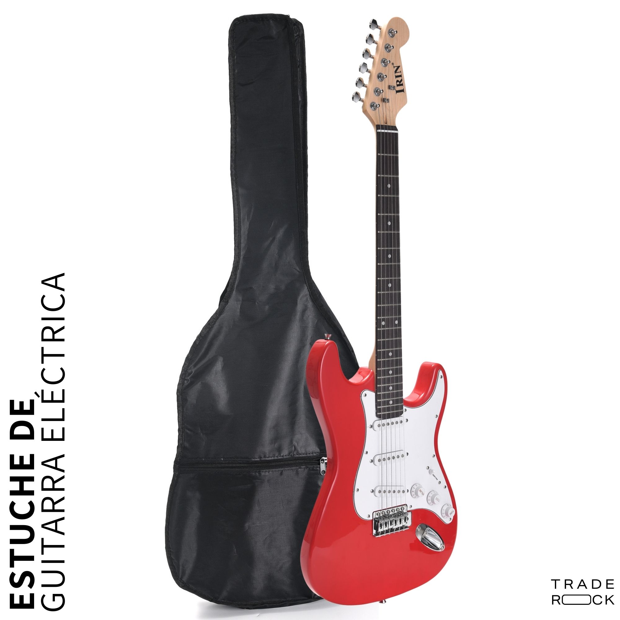 Foto 5 | Guitarra Eléctrica Trade Rock con Amplificador tipo Stratocaster y Accesorios Jm2623-red