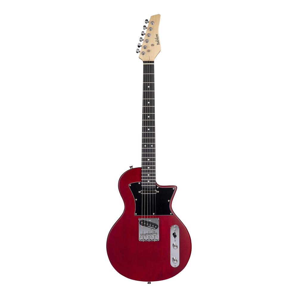 Guitarra Eléctrica Elmont Serie Vintage Babilon Elmont-rw Color Rojo 24 Trastes