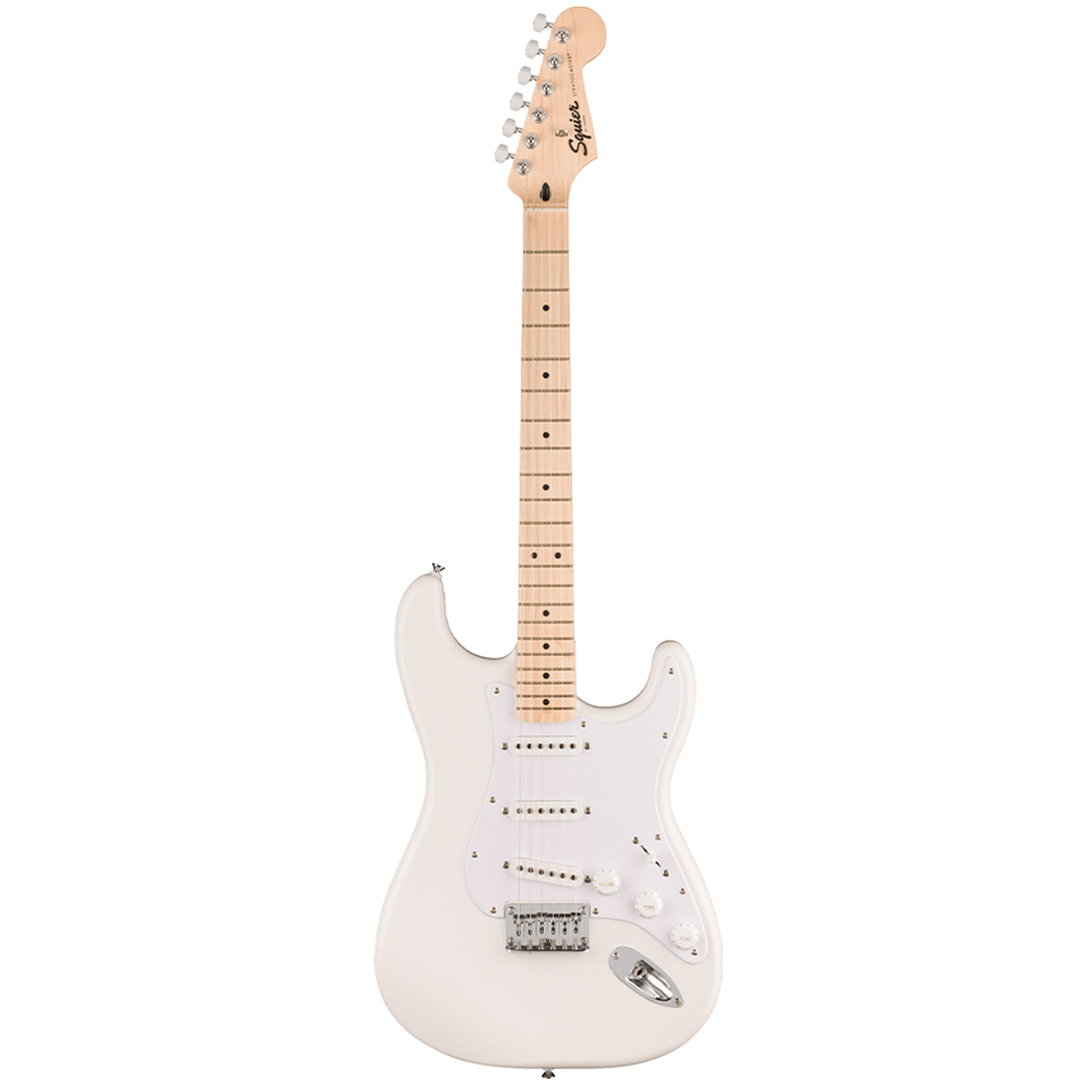 Foto 2 pulgar | Guitarra Eléctrica Fender 373252580 color Blanco Squier Sonic Stratocaster Ht Arctic White