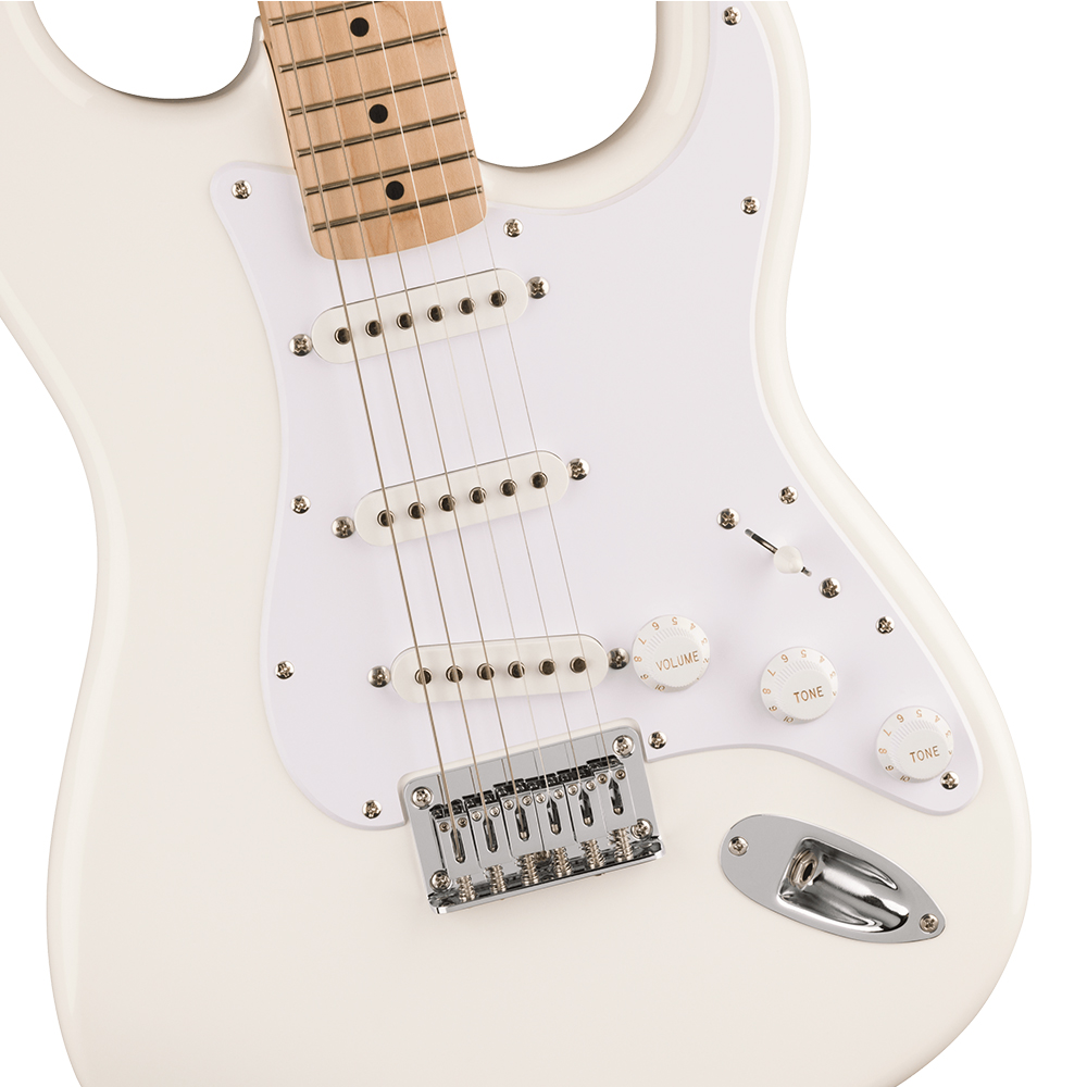 Foto 4 pulgar | Guitarra Eléctrica Fender 373252580 color Blanco Squier Sonic Stratocaster Ht Arctic White