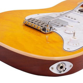 Foto 4 | Guitarra Eléctrica Babilon Leggend Amarilla Serie Unique con Case