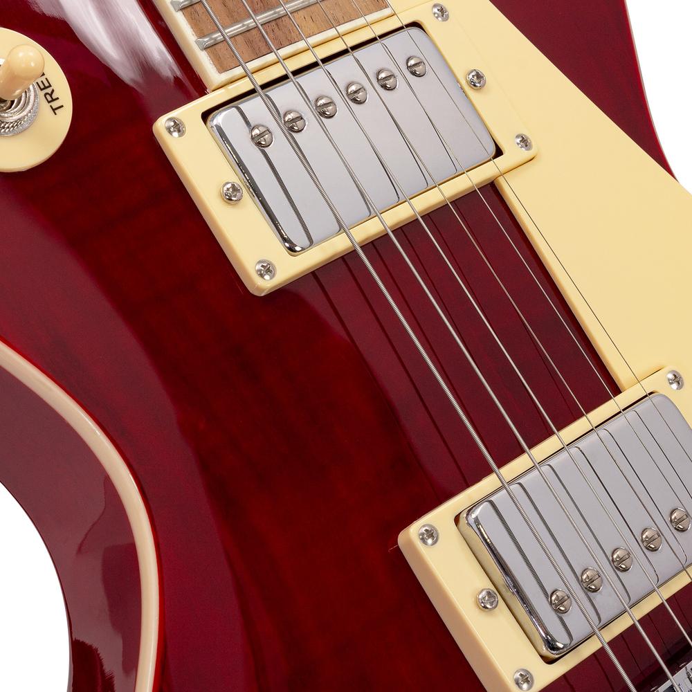 Foto 6 | Guitarra Eléctrica Serie Unique Babilon Cosmos-wr Color Vino Con Case