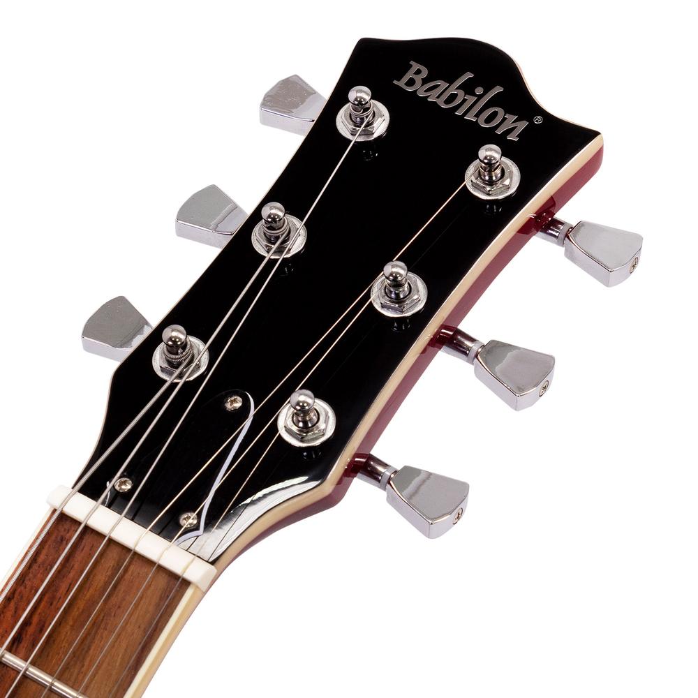 Foto 8 | Guitarra Eléctrica Serie Unique Babilon Cosmos-wr Color Vino Con Case