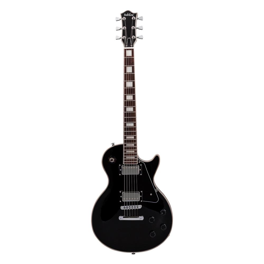 Guitarra Eléctrica Serie Unique Babilon Cosmos Ii-bk Color Negro Con Case