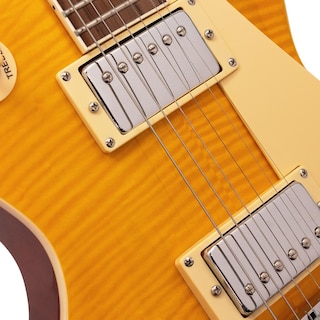 Foto 6 | Guitarra Eléctrica con Case Serie Unique Babilon Cosmos-am color Amarillo