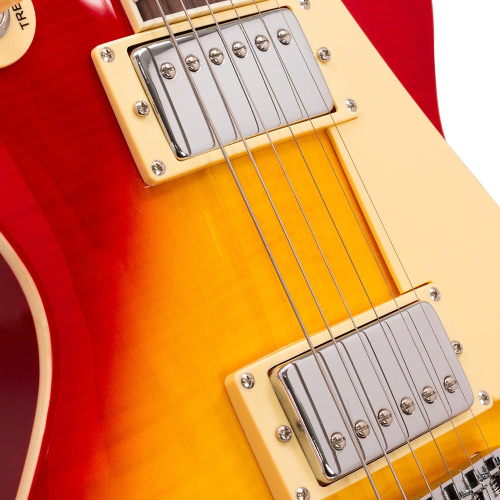 Foto 7 pulgar | Guitarra Eléctrica Babilon Cosmos-SB Marrón Serie Unique con Case