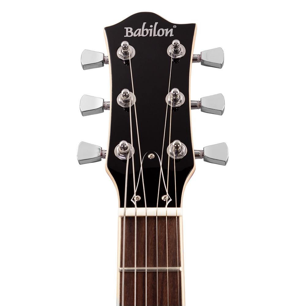 Foto 8 pulgar | Guitarra Eléctrica Babilon Cosmos-SB Marrón Serie Unique con Case